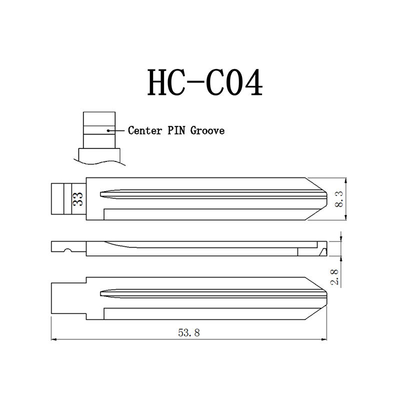 HC-C04 KD Flip Key For 33# Hyundai Accent Blade HYN14R