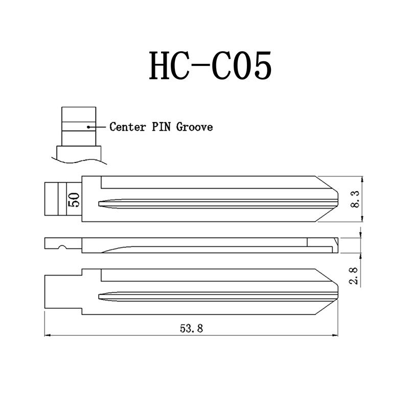 HC-C05 KD Flip Key For 50# Hyundai Yuet Blade HYN14 HY17 HY11