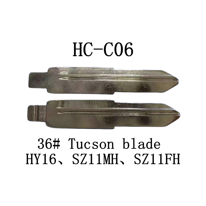 HC-C06 KD Flip Key For 36# Tucson Blade HY16 SZ11 SZ11FH