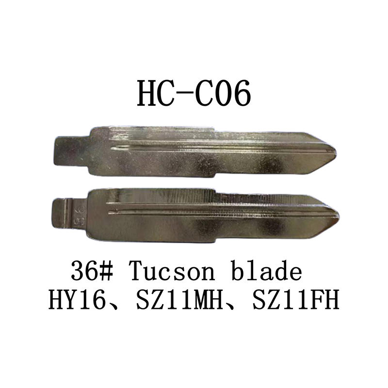 HC-C06 KD Flip Key For 36# Tucson Blade HY16 SZ11 SZ11FH