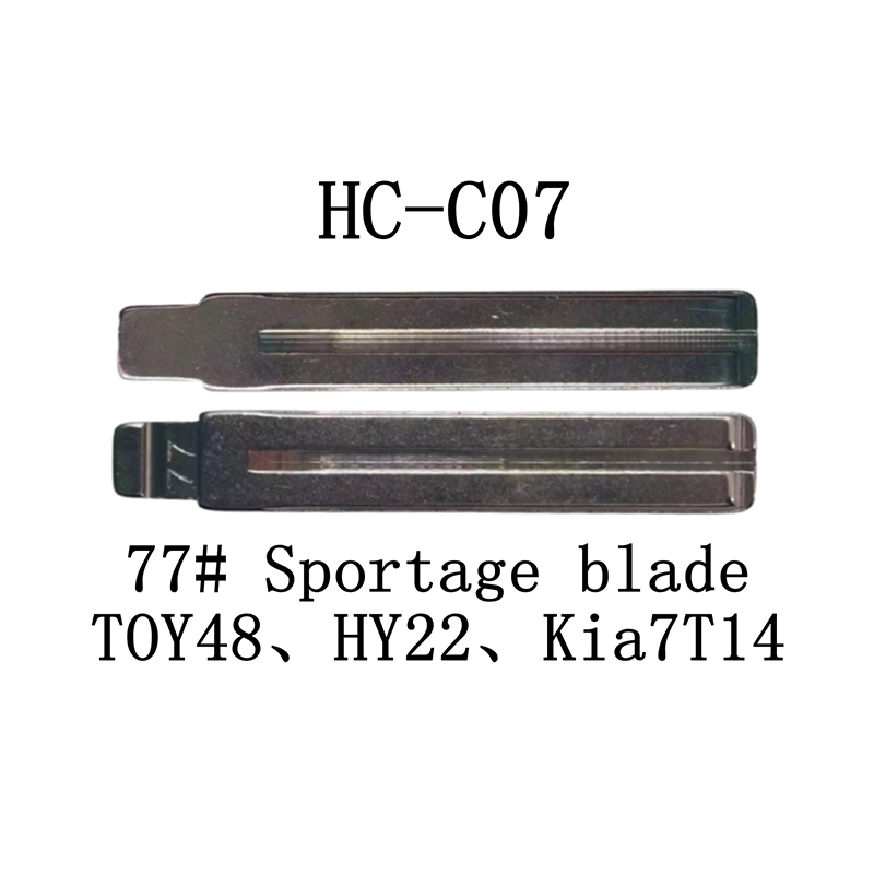 HC-C07 KD Flip Key For 77# Sportage Blade TOY48 HY22 Kia7T14