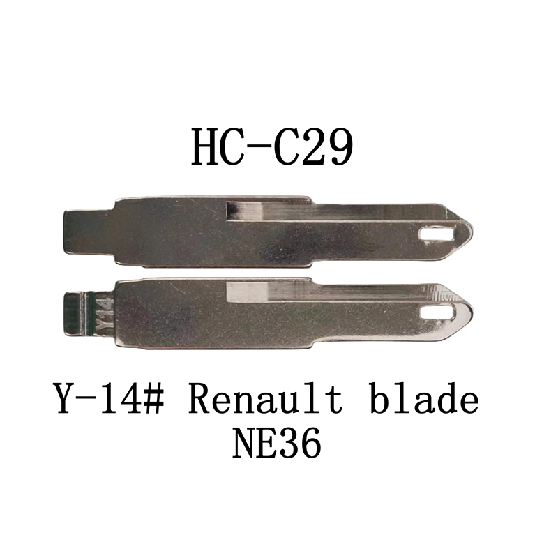 HC-C29 KD Flip Key For Y-14# Renault Blade NE20 NE36 NE73 NE72